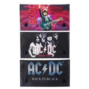 Cartera AC/DC 165x90 mm. Pack 3 ud.