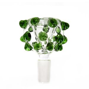 Cazoleta Cristal 14 mm. Green Drops