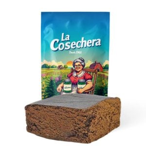 Extracto de CBD Hash La Cosechera Choco Polen en formato aromático y cosmético, textura densa y color oscuro brillante
