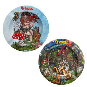 Cenicero Metal G-Rollz Vondel Green 13.5 cm. 2 ud.