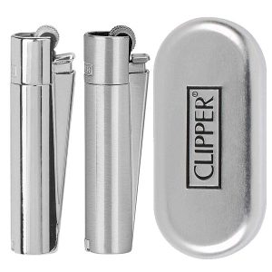 Clipper Metal Classic Silver 2 ud.