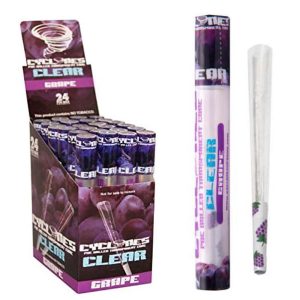Cones Cyclone Klear King Size Cone Grape 24 ud.