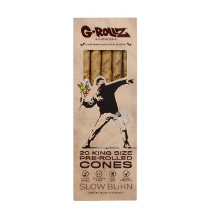 Cones G-Rollz K.S. 20 ud. Banksy Flower Thrower Unbleached