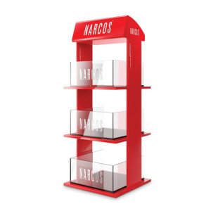 Expositor Mecheros 38x16x15 cm. Narcos