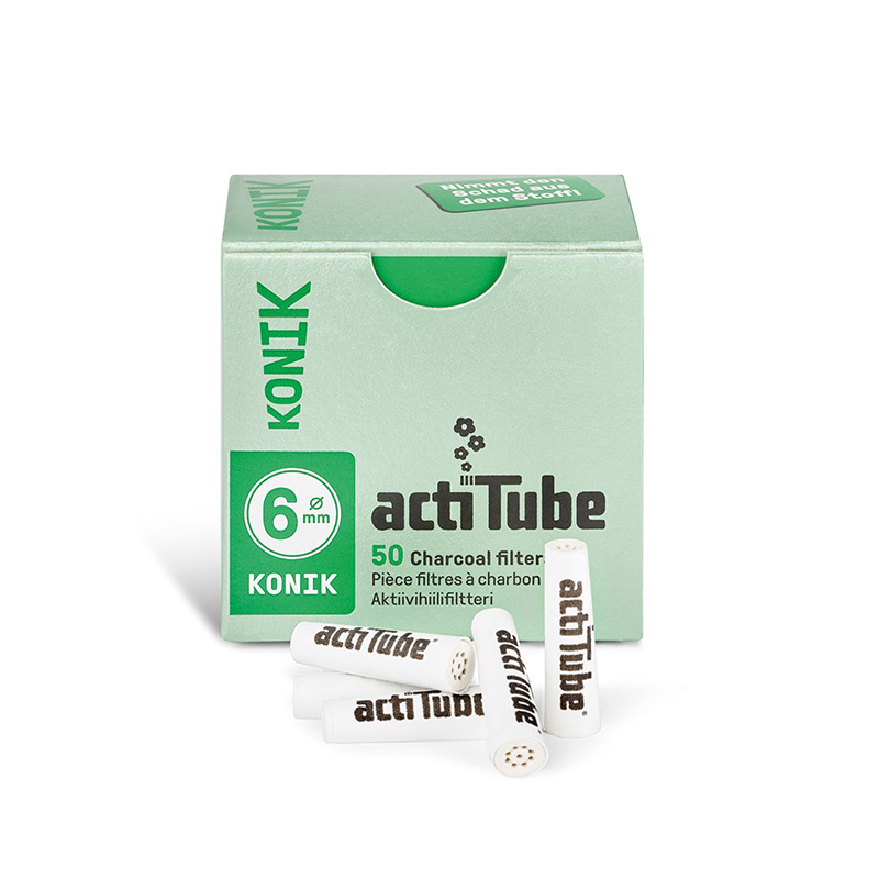 Filtros Acti Tube Konic 6 mm. 50 ud.