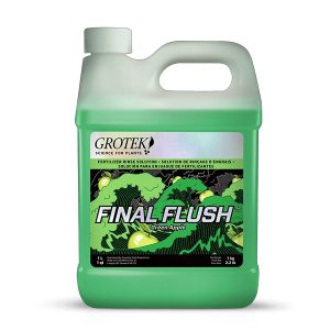 Botella de Final Flush Manzana 1 litro para cultivo Grotek