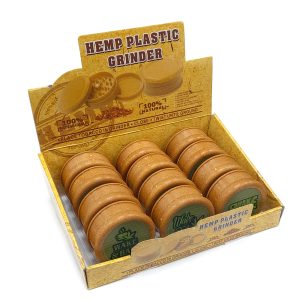 Grinder Hemp Biodegradable Weed 60 mm. 12 ud.