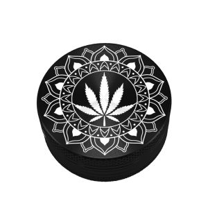 Grinder Metal Design Tribal Leaf 40 mm.