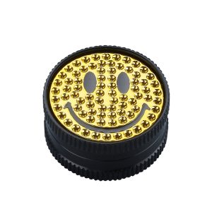 Grinder Metal Gold Smile 30 mm. 12 ud.