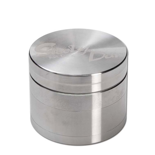 Grinder Polinizador Metal Acero Inox. & Funda Piel Steely Dan 40 mm.