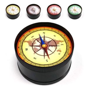 Grinder Polinizador Metal Brujula 52 mm. Mix Color