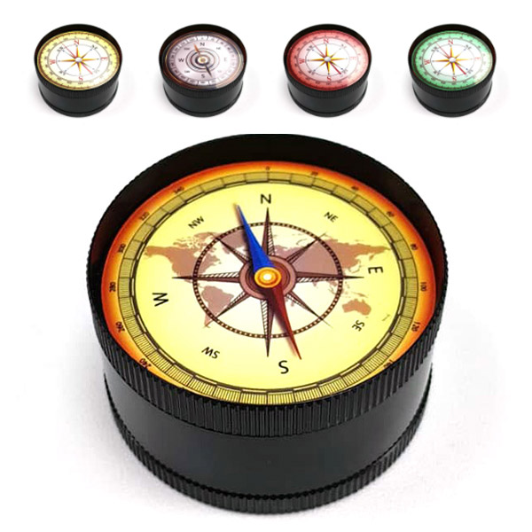 Grinder Polinizador Metal Brujula 52 mm. Mix Color