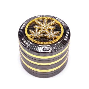 Grinder Polinizador Metal Diamonds Three Leaves 50 mm.