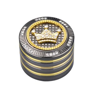 Grinder Polinizador Metal Gift Box Diamonds Crown 50 mm.