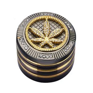 Grinder Polinizador Metal Gift Box Diamonds Leaf 50 mm.