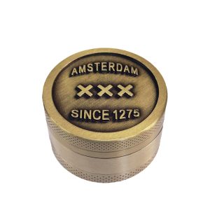 Grinder Polinizador Metal Gold Amsterdam 40 mm.
