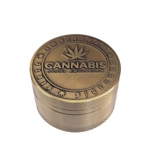 Grinder Polinizador Metal Gold Cannabis 40 mm.