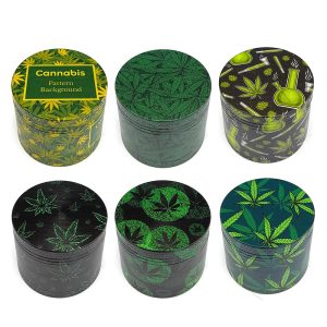 Grinder Polinizador Metal Leaf 50 mm Mix Desing