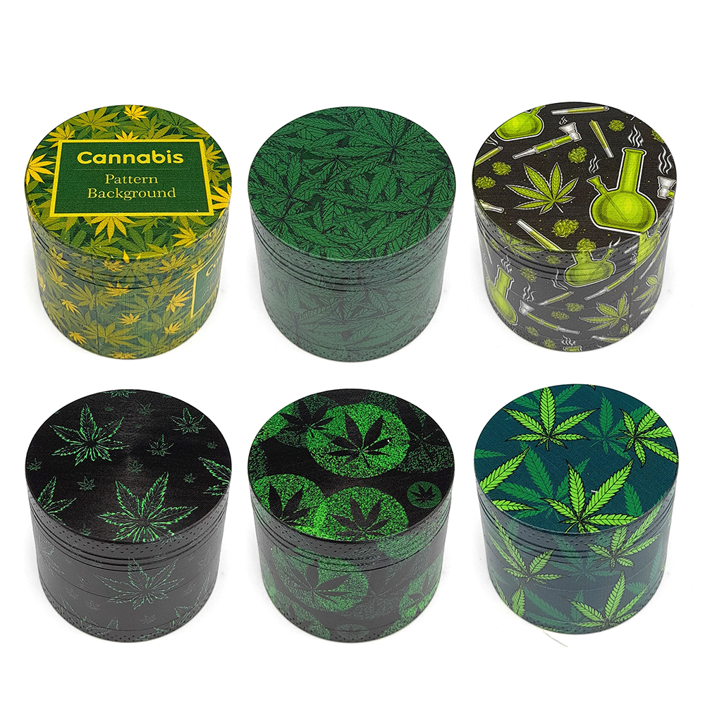 Grinder Polinizador Metal Leaf 50 mm Mix Desing