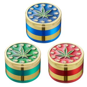 Grinder Polinizador Metal Leaf 50 mm. Pack 3 ud.
