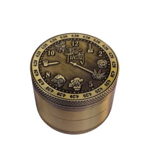 Grinder Polinizador Metal Reloj Gold 50 mm.