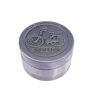 Grinder Polinizador Metal Silver Bicycle 40 mm.
