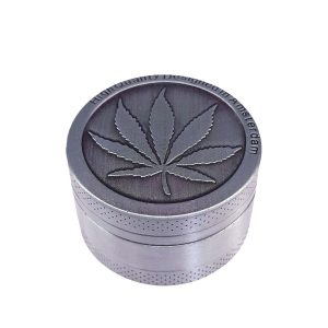 Grinder Polinizador Metal Silver Leaf 40 mm.