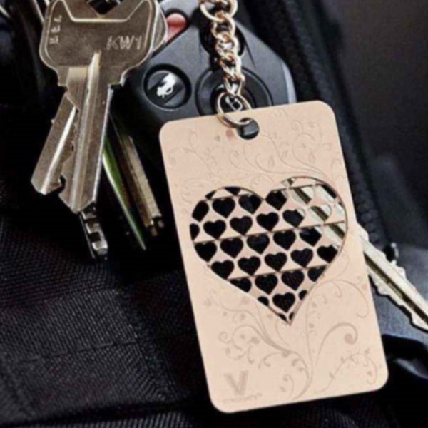 Grinder Tarjeta Corazon Llavero