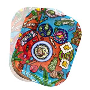 Iman Nevera Tapa para Bandeja Metal 18x14 cm. G-Rollz Amsterdam Picnic