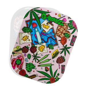 Iman Nevera Tapa para Bandeja Metal 18x14 cm. G-Rollz Smoking Roses