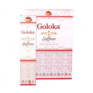 Incienso Goloka Saffron 15 gr. - 12 ud.