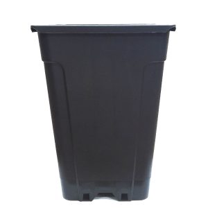 Maceta Cuadrada Negra Thor Eco 20x20x27.5 cm. 7 lt. - 30 ud.