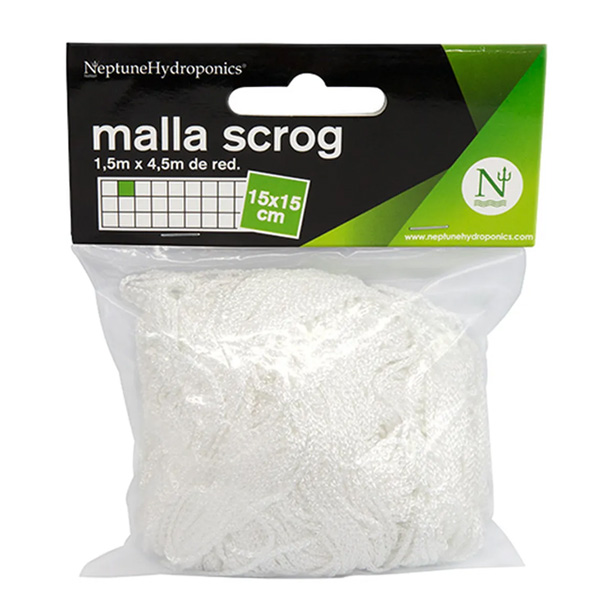 Malla Sea of Green Blanca 1.5 x 4.5 m Cuadro 15x15 cm. Neptune