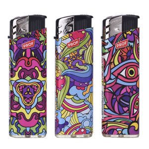 Mechero Piezo 50 ud. Hippie