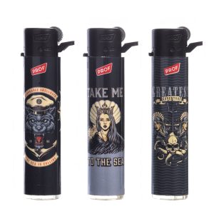 Mechero Round Flint Regulador Piedra & Gas Refill 25 ud. Adventure