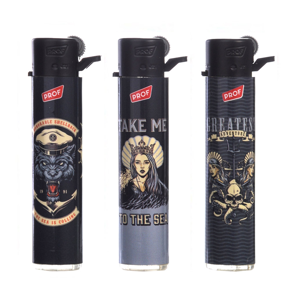 Mechero Round Flint Regulador Piedra & Gas Refill 25 ud. Adventure