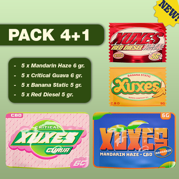 Pack Xuxes 4 + 1 Gratis
