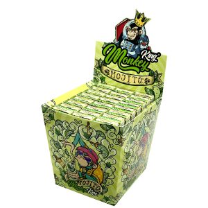 Papel Monkey King Size Slim & Tips Smell Mojito 24 ud.