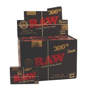 Papel Raw Black 1.1/4 Block 300 - 40 librillos