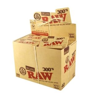 Papel Raw Organic 1.1/4 Block 300 - 40 librillos