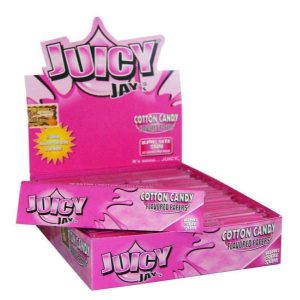 Papel de fumar Juicy Jay´s King Size Algodon de Azucar 24 ud.