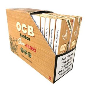 Papel de fumar OCB King Size Slim & Tips Bamboo 32 librillos