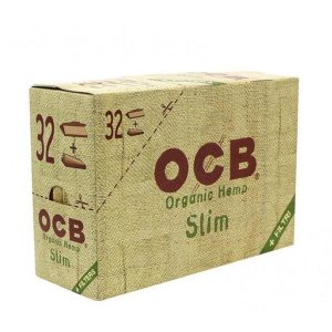 Papel de fumar OCB King Size Slim & Tips Organic 32 librillos