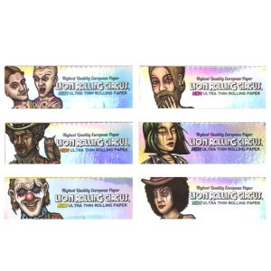 Papel de fumar Rolling Circus 70 mm. Silver 18 librillos