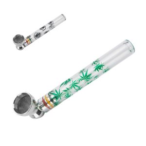 Pipa Cristal & Metal Astro & Leaf 90 mm. Mix Design