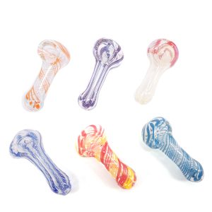 Pipa Cristal Mushroom 7 cm. 10 ud. Mix Color