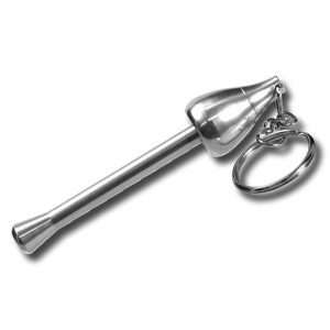 Pipa Metal Llavero Mushroom Grey 90 mm.