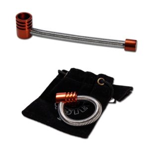 Pipa Metal Muelle Twister L 13 cm Naranja