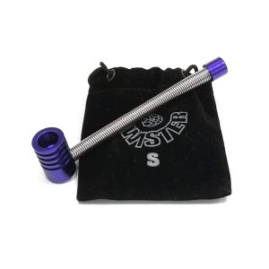 Pipa Metal Muelle Twister S 9.5 cm. Lila