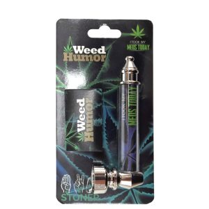 Pipa Metal & Screens 80 mm. Weed Humor